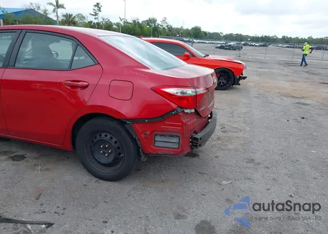 2016 Toyota Corolla Le z USA, uszkodzony, nr VIN 2T1BURHE1GC485119